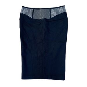 Black Marciano Fitted Skirt Size 4